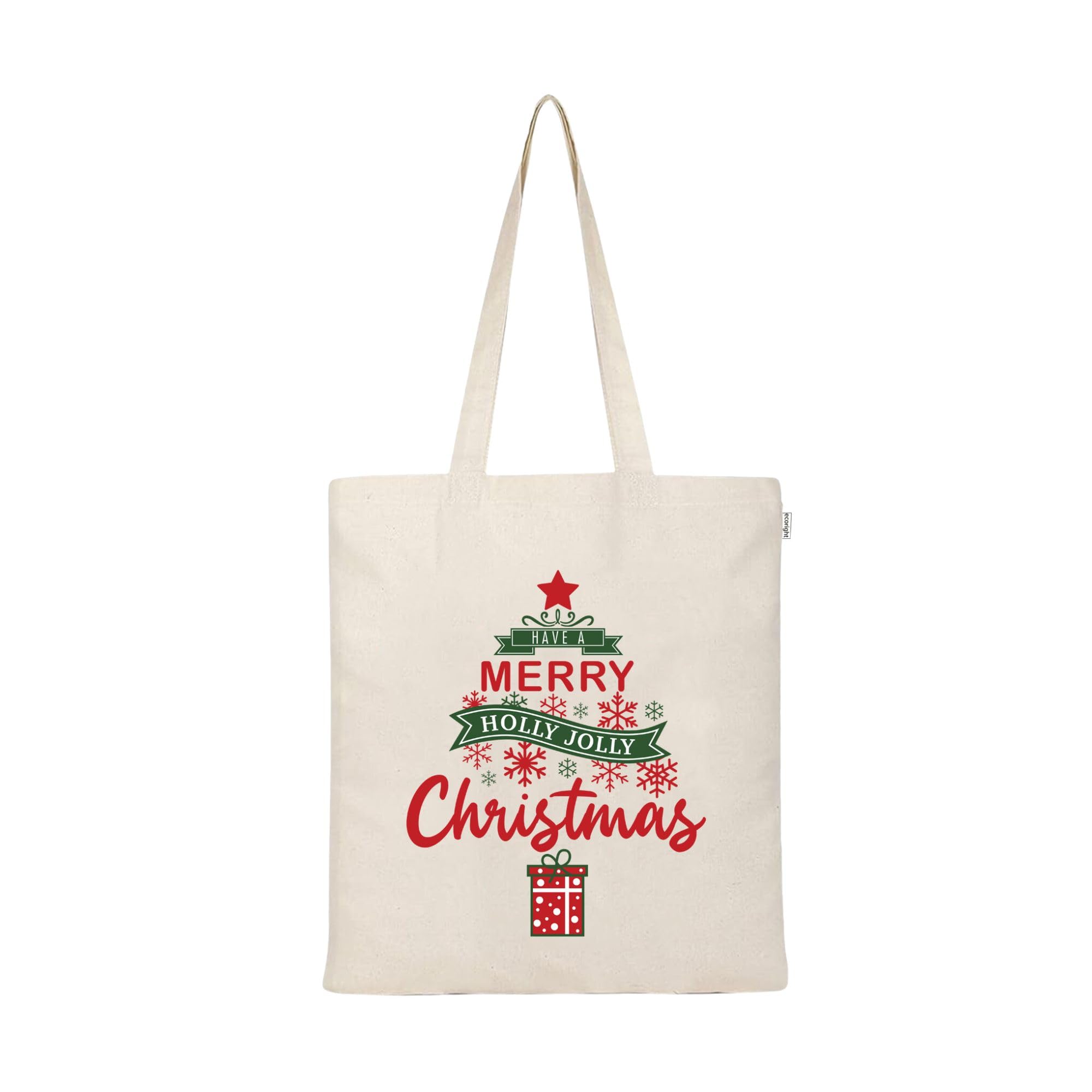 Eco Right Tote Bags for Women, Trendy & Reusable Grocery Bag, Cotton Tote Bag for School, Daily Use, Shopping & Beach