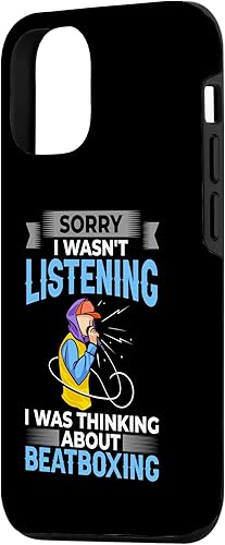 Vista 2 de Funda para iPhone 12/12 Pro Beatboxing Music Funny Beat Sound Effects