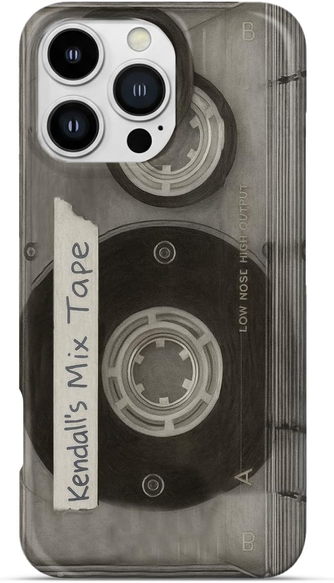 Compatible with iPhone 16 Pro Max Case, Trendy Cute Funny Personalized Retro Cassette Tape Soft Slim TPU Shockproof Aesthetic Protective Phone Case Cover for Women Men Girls 6.9" Compatible with iPhone 16 Pro Max 6.9" 2024 Cassette Tape