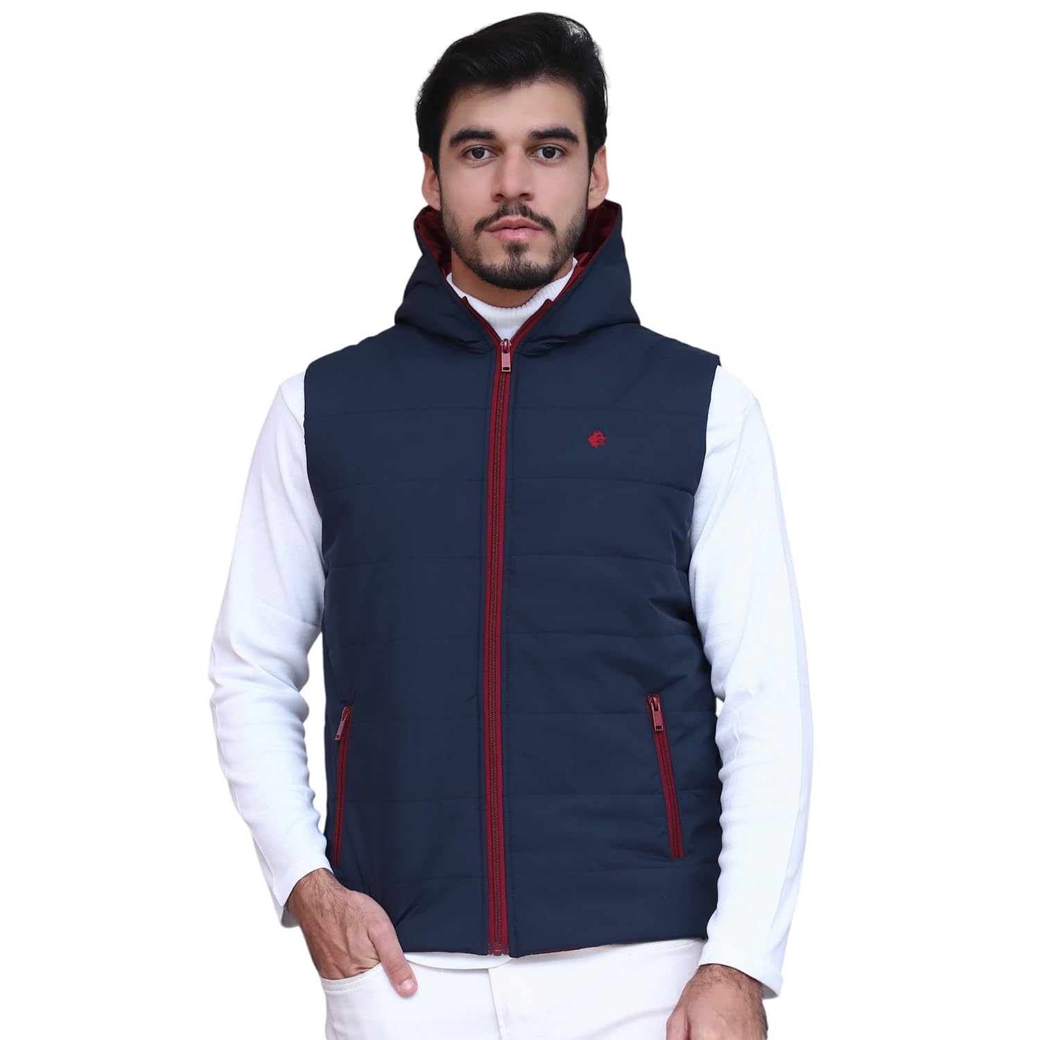 Sleeveless Jackets for Men: Bold Solid Pattern Styles for Unconventional Fashion-image-33