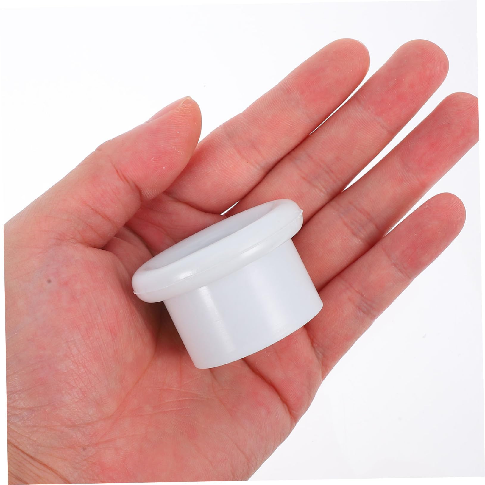 Lot de 5 embouts de tringle en plastique C – Convient aux tringles Idéal pour placard et douche et utilisation en intérieur