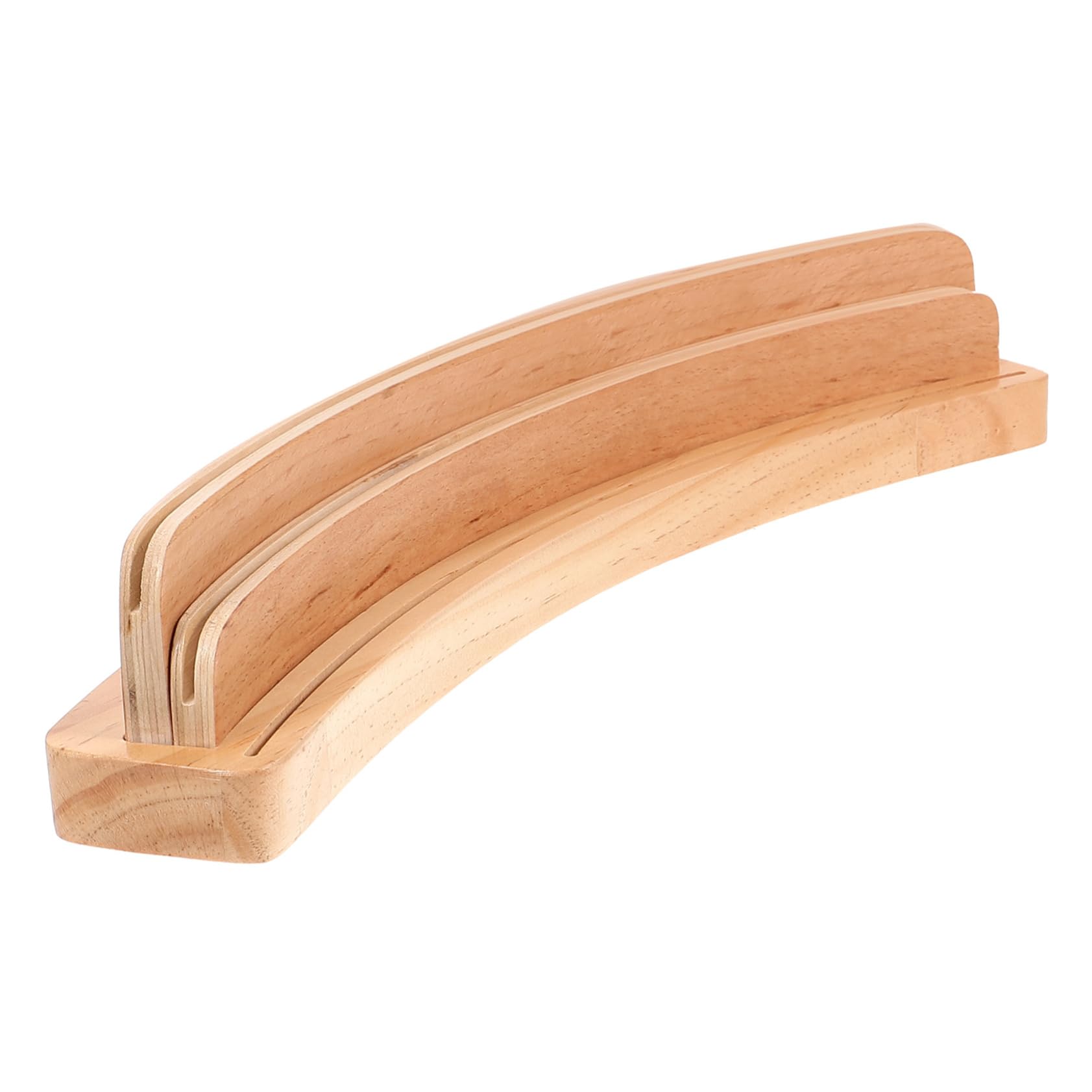 Porta carte da gioco – 35 – 5 cm in legno curvo riutilizzabile gioco da poker accessorio ideale per adulti e anziani Set con porta carte Romme libere