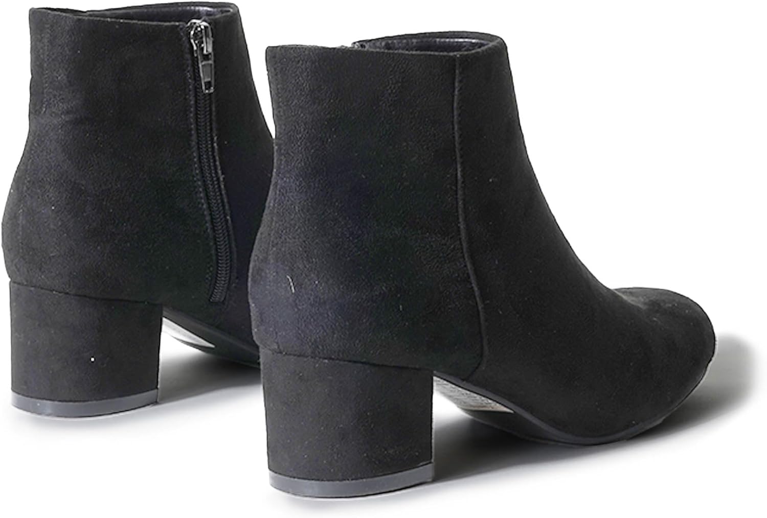 J. Adams Low Heel Zip Up Round Toe Ankle Bootie - Jody - Image 5