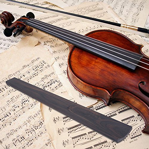 1Pc Violin Fingerboard Ebony Violin Parts Duurable Instrument Repair Accessory For 4/4 Size Violins #TOP5