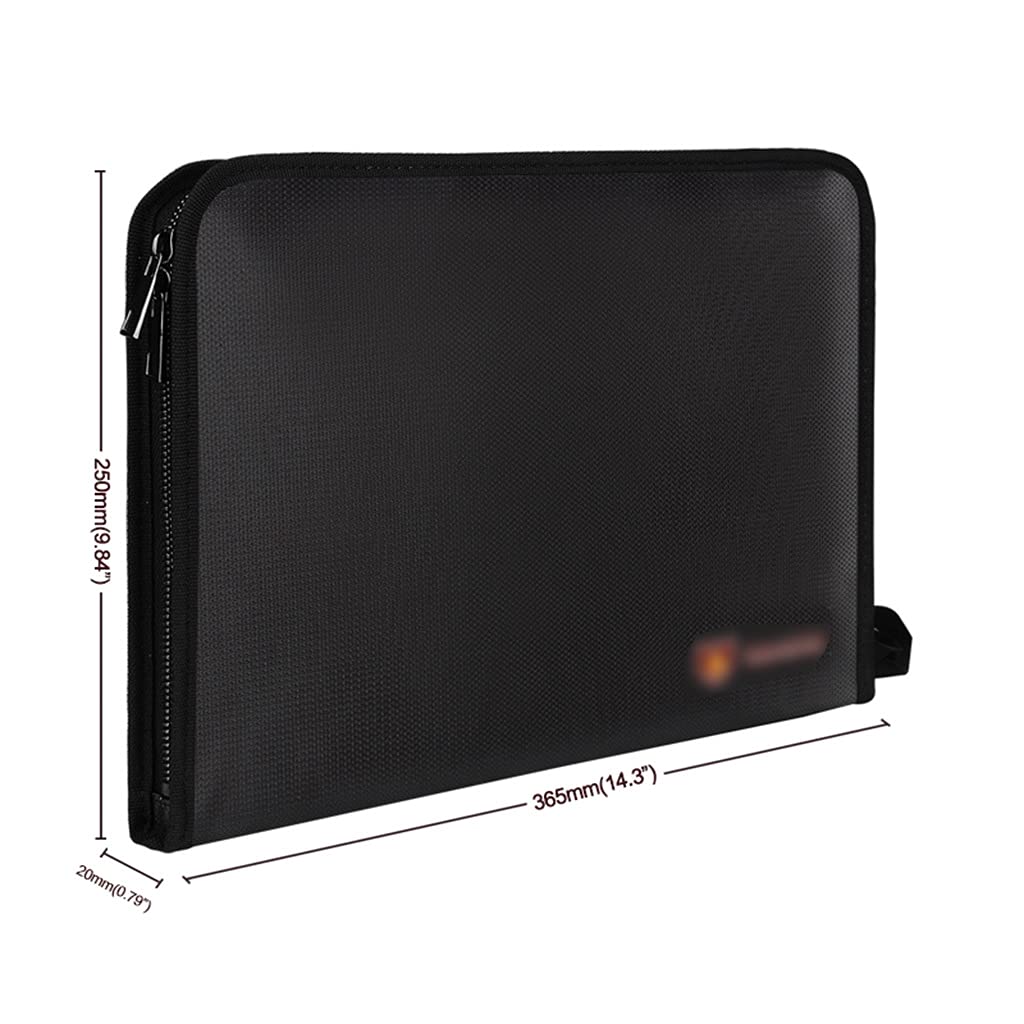 Busta per documenti, Porta documenti con cerniera, organizer for da viaggio, custodia sicura rivestita in silicone(Clear)