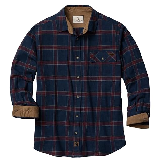 Legendary Whitetails Mens Flannel Long Sleeve Button Down 100% Cotton Shirt