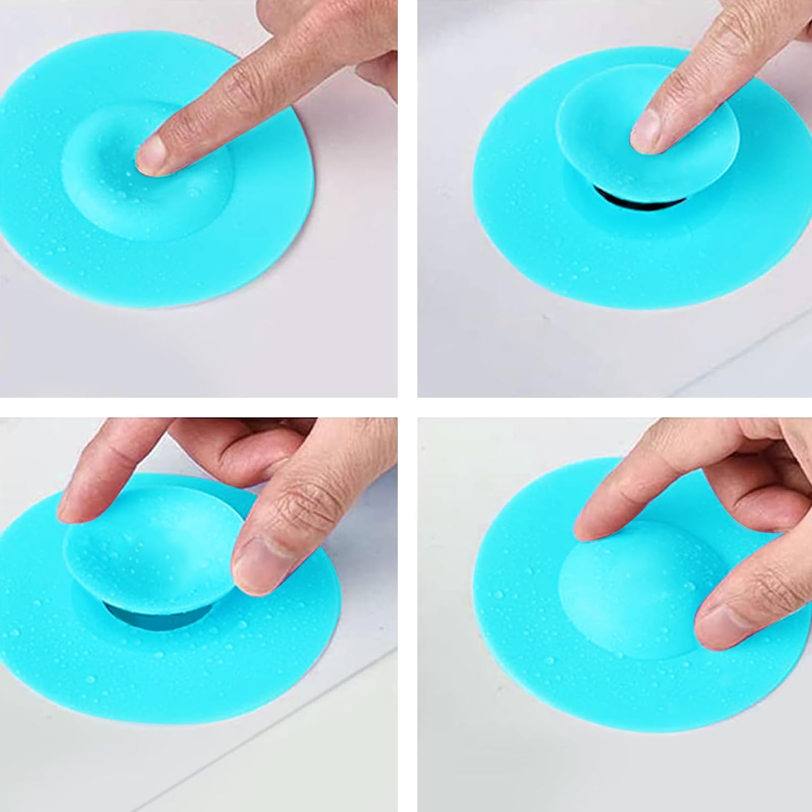 Tubo di scarico in silicone per lavello della cucina, trappola di scarico, scolapiatti, tappo di tenuta fognario, accessori per il bagno, sifone, vasca da bagno, casa  13