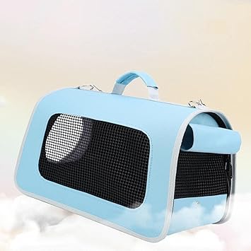 Macaso Portable Cat Carrier Pet Travel Carrier Shoulder Bag Carrying Case Blue