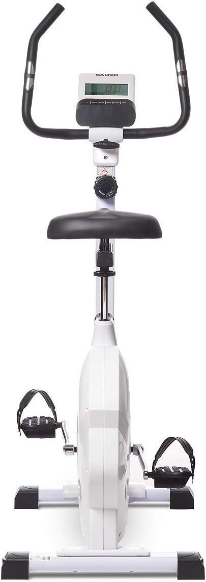 Devan view of the SALTER Ronda PT-1970 exercise bike, showing handlebars and monitor.