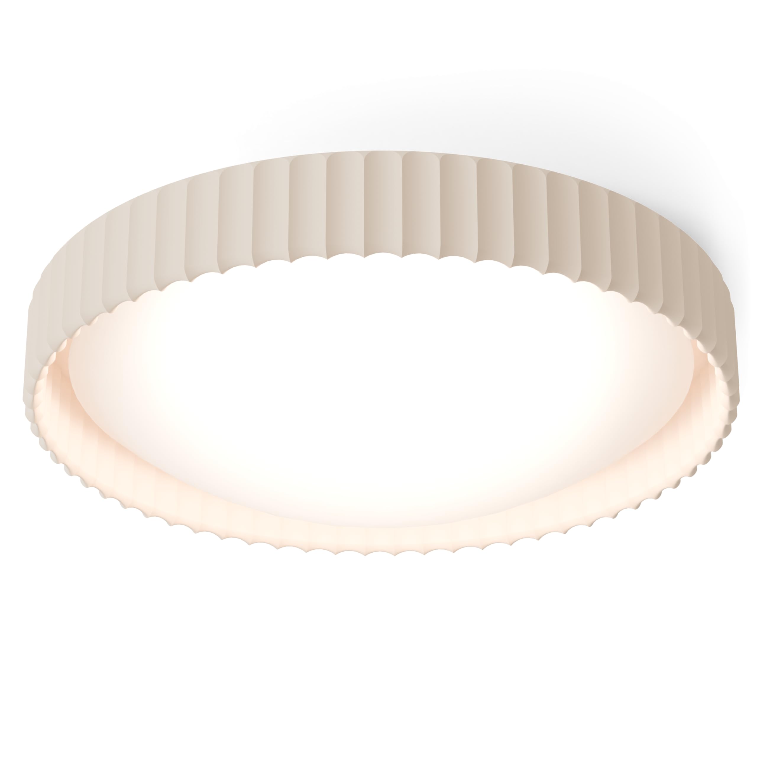 Sulion - Plafón LED techo yeso BETTY 24W redondo 46,5 cm blanco - lámpara de techo moderna - plafón para salón, dormitorio y pasillo - luz 2700K 3000K 4000K - 1900 lm
