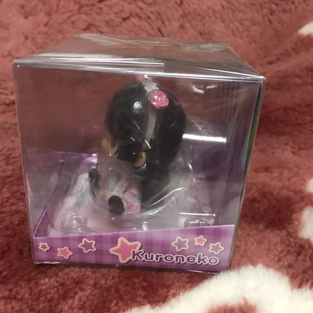 Amazon.co.jp: 俺妹 ぺたんこ フィギュア 黒猫 white ver 100体