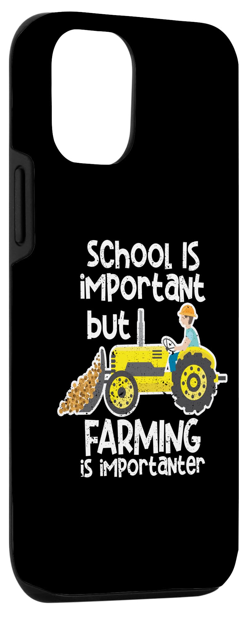 iPhone 15 School Is Important But Farming Is Importanter - Farmer Case - Image 3