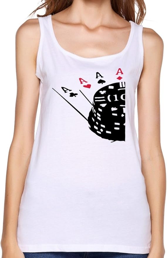 RenHe Women's Designer Poker Aces Designer Top Clothing