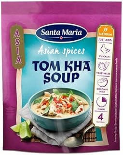 Santa Maria Tom Kha Soup Seasoning Spice Mix - Indian Seasoning for Tom Kha Gai Soup, Thai Coconut Chicken Soup -1.05 Oz