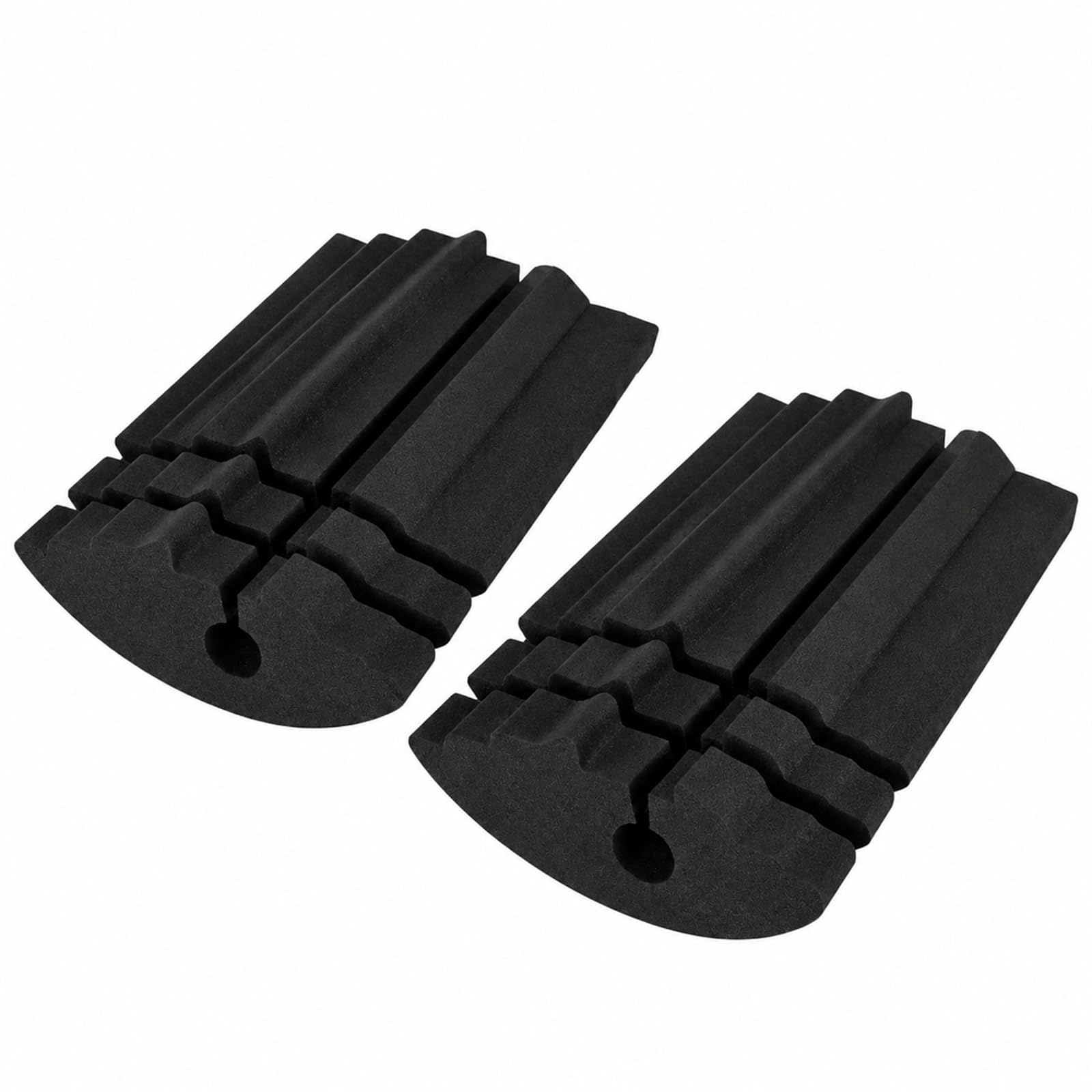 2 Pcs Bass Drum Pillow, 20'' Bass Drum Muffling Pads, Black