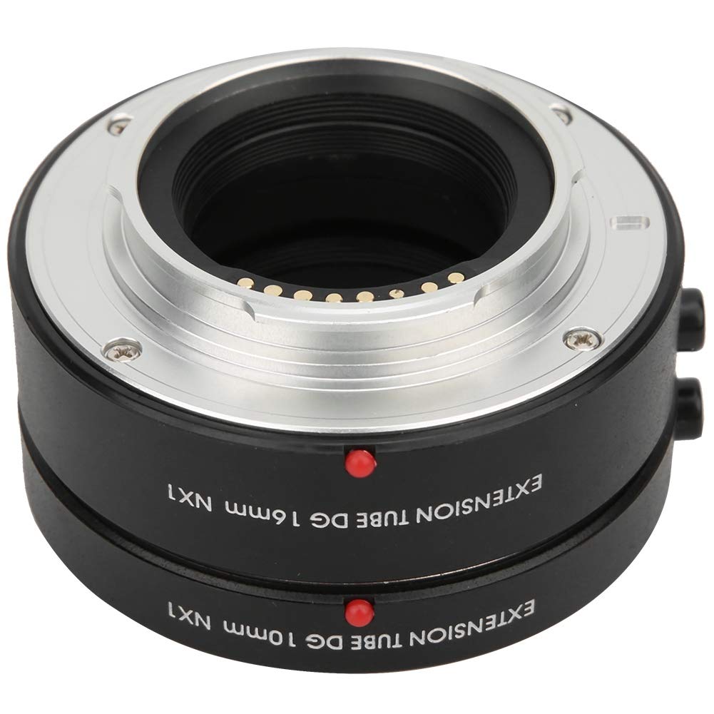 Anillo Adaptador de Tubo de extensión Macro con Enfoque automático NX1 de 10 mm + 16 mm para cámaras con Montura NX