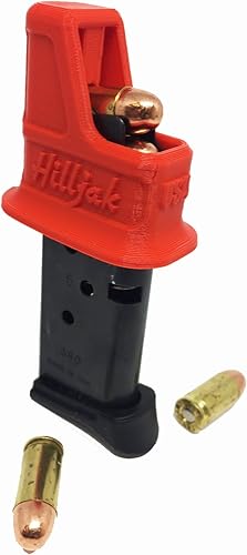 Cargador de velocidad de cargador compatible con Beretta Pico 380 Sig Sauer P238, Springfield 911 Single-Stack .380 ACP - Rojo