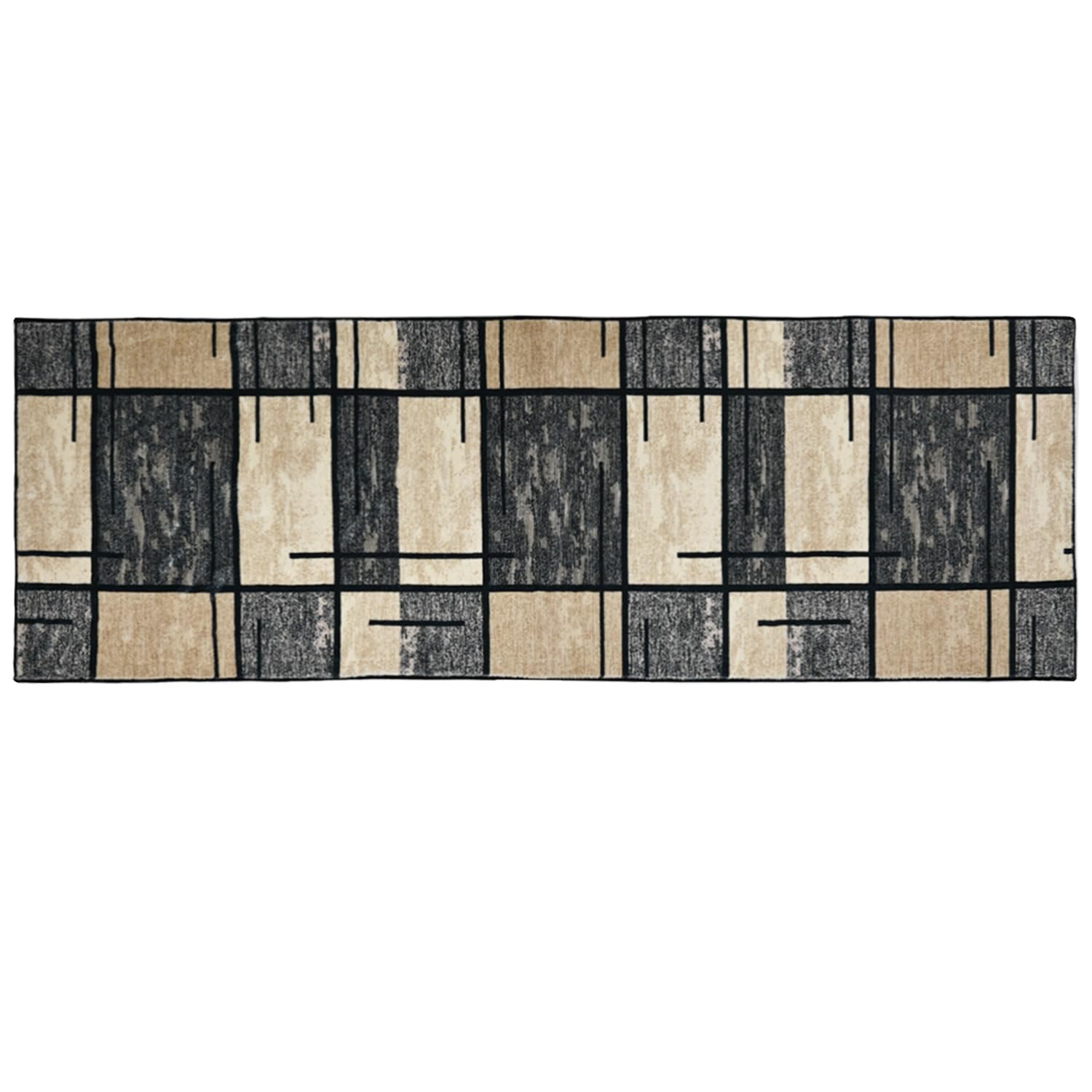 LYYK Alfombra de Pasillo Lavable Antideslizante, Pelo Corto y Moderna, se Vende por Metros para habitación, salón y Cocina 40x200cm