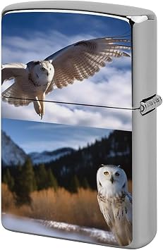 Animals and Landscapes Lighter Case Fashionable Pocket Lighter Holder, Durable Protective Cover for Lighters