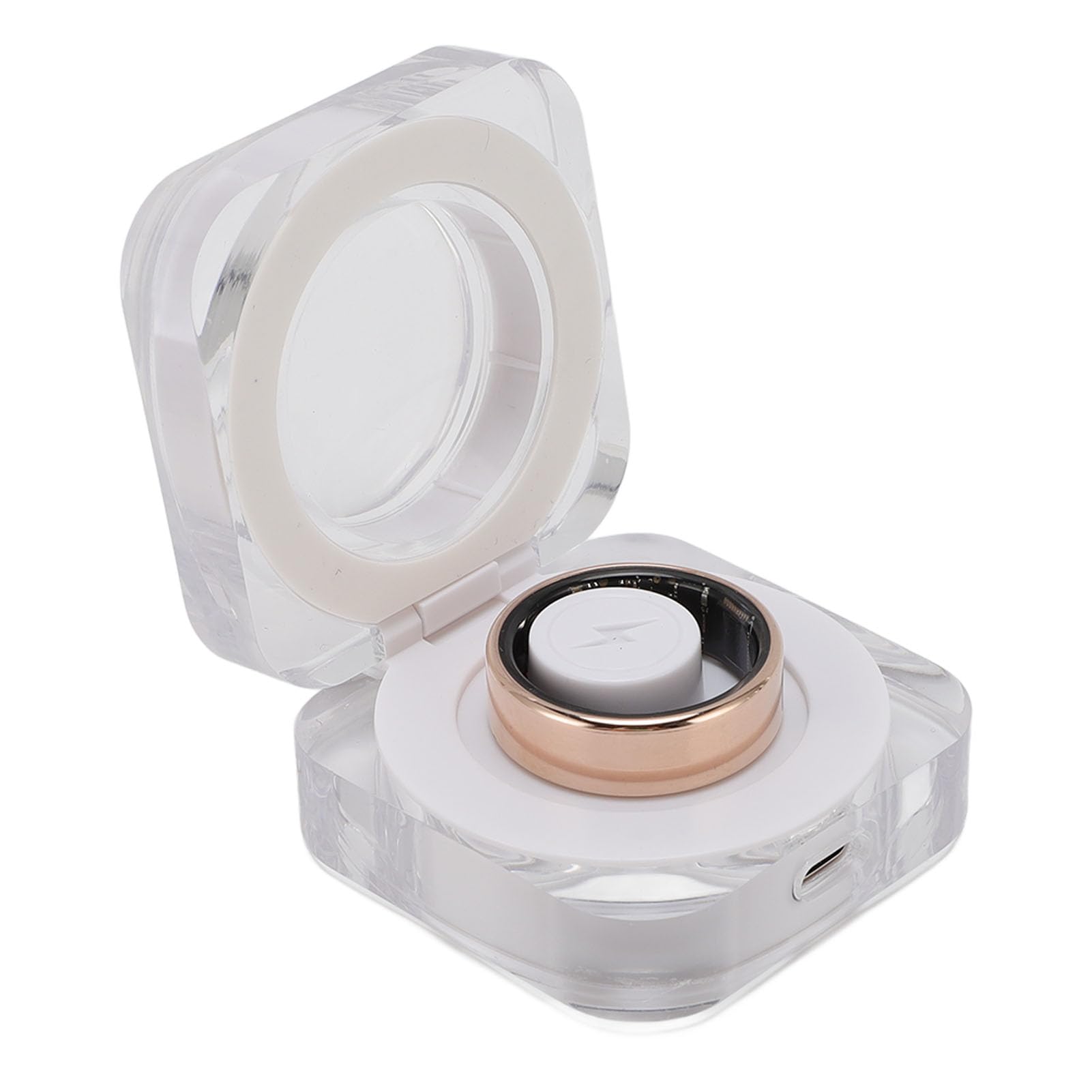 SUNGOOYUE Bague Connectée, Podomètre Tactile avec Plusieurs Modes Sportifs, étanche IP68, Idéale pour la Randonnée, la Course à Pied, Le Vélo et la Natation. (#12)