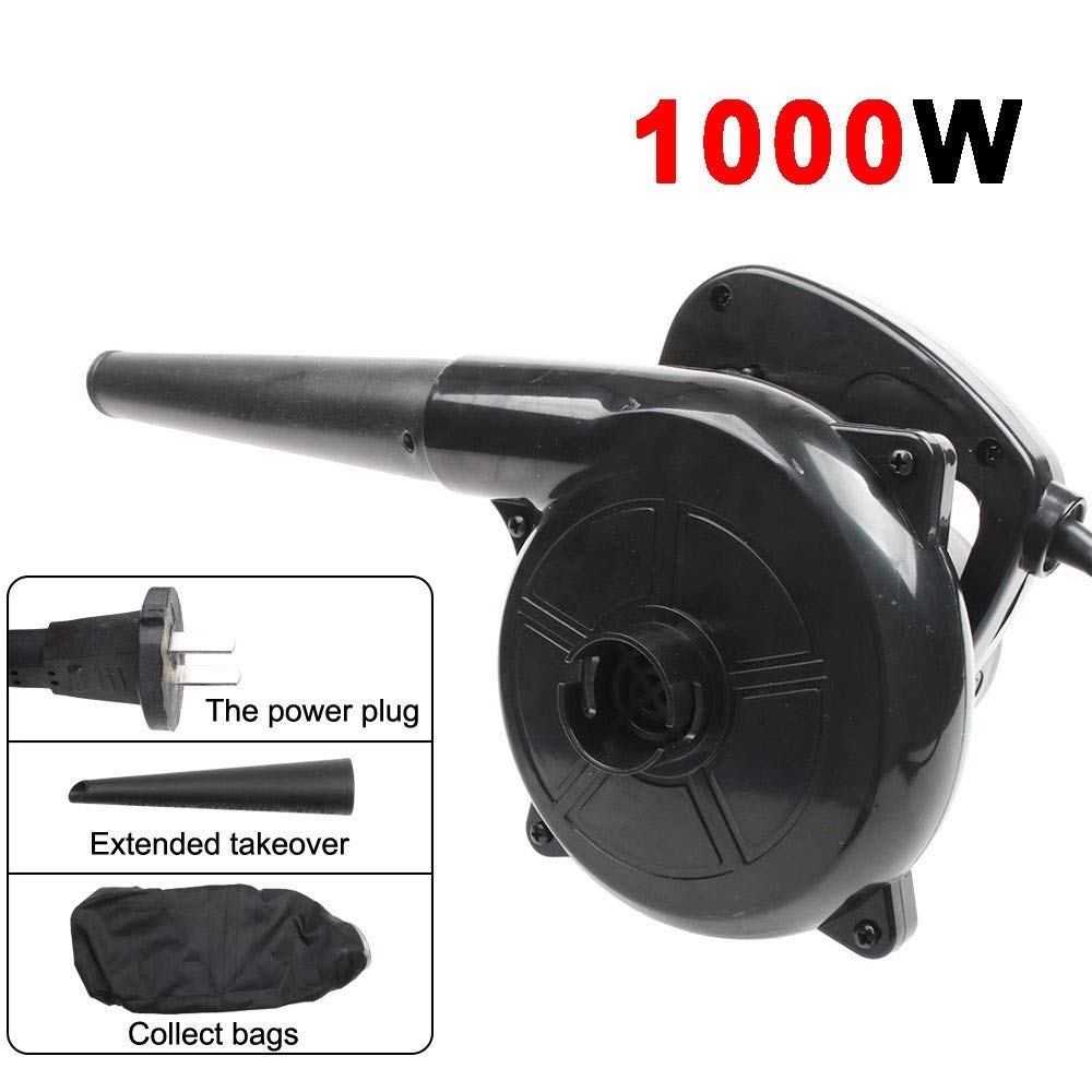 Soffiatore a Batteria,Soffiatore Foglie Mano 1000W elettrico 220V collettore di polveri for il calcolatore Asciugacapelli, famiglia, ad alta potenza Blower Dust Blowing Strumento
