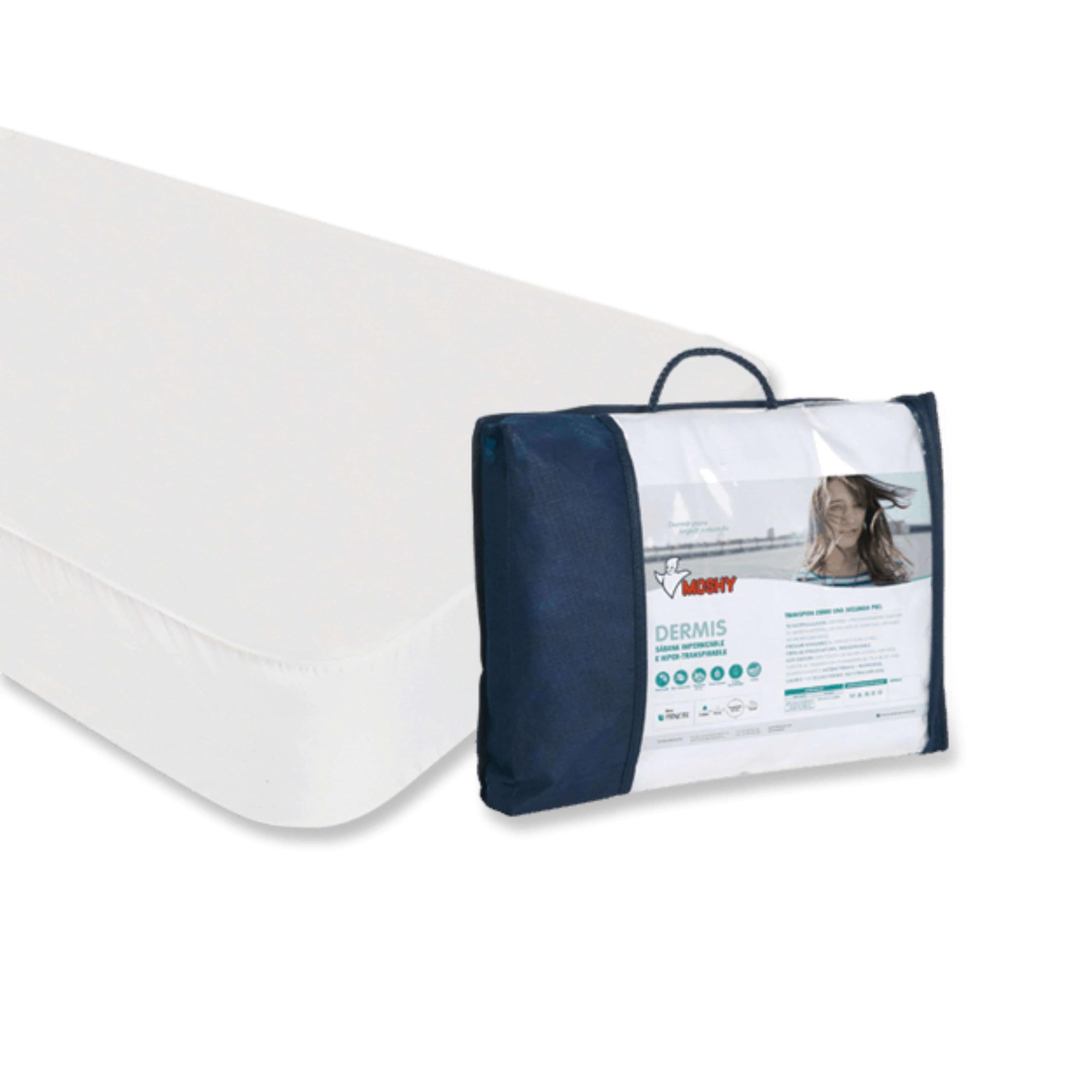Protector de Colchón Moshy Dermis para cama 105x190 cms.
