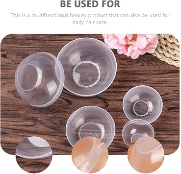 Facial Mixing Bowls 30pcs Clear Prep Measuring Bowl 2.3'' Transparent Face Mask Bowl for DIY Face Mud Mask, Cosmetic Mix Making Accessory, Skincare Tools