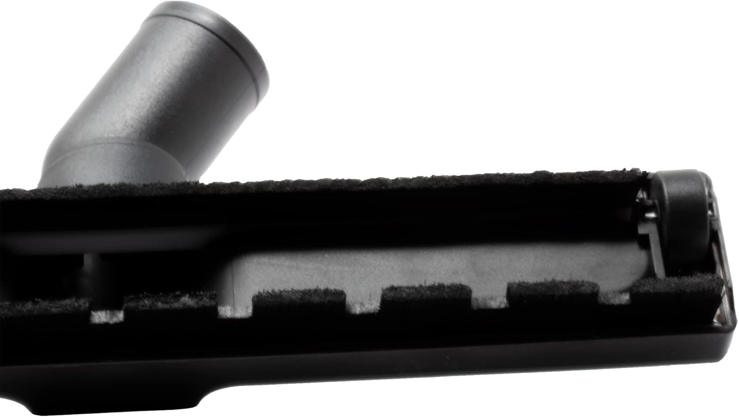 Close-up view of the bristles on the Grizzly Dry Vacuum Floor Nozzle