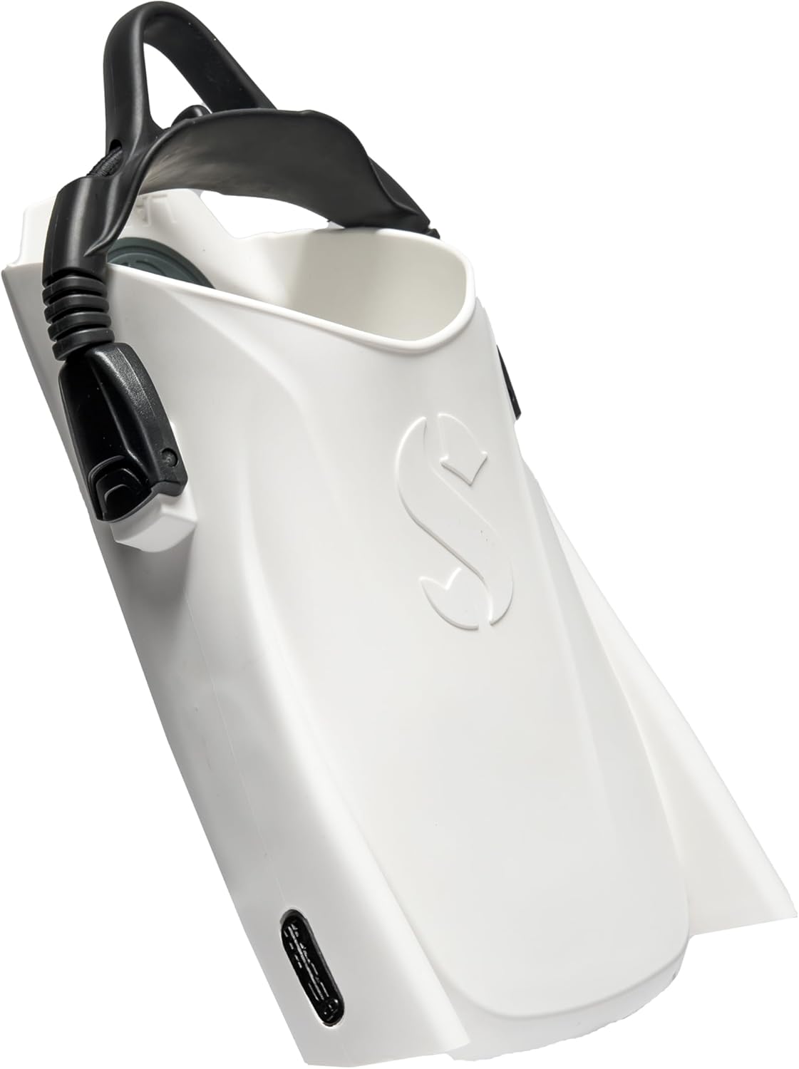 SCUBAPRO Modular Fin System for Snorkeling and Scuba Diving, Open Heel Boot-Fit Pocket, White, XS