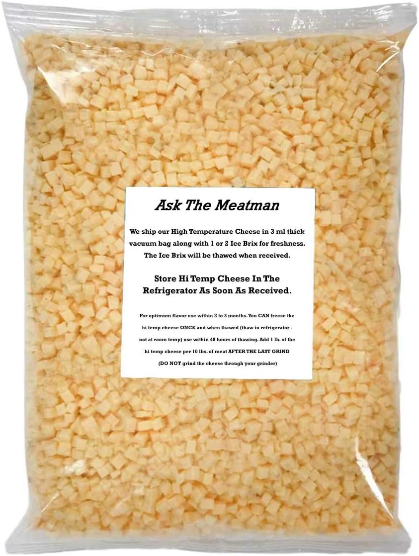 High Temperature Cheddar Cheese - 5 lb. Bag