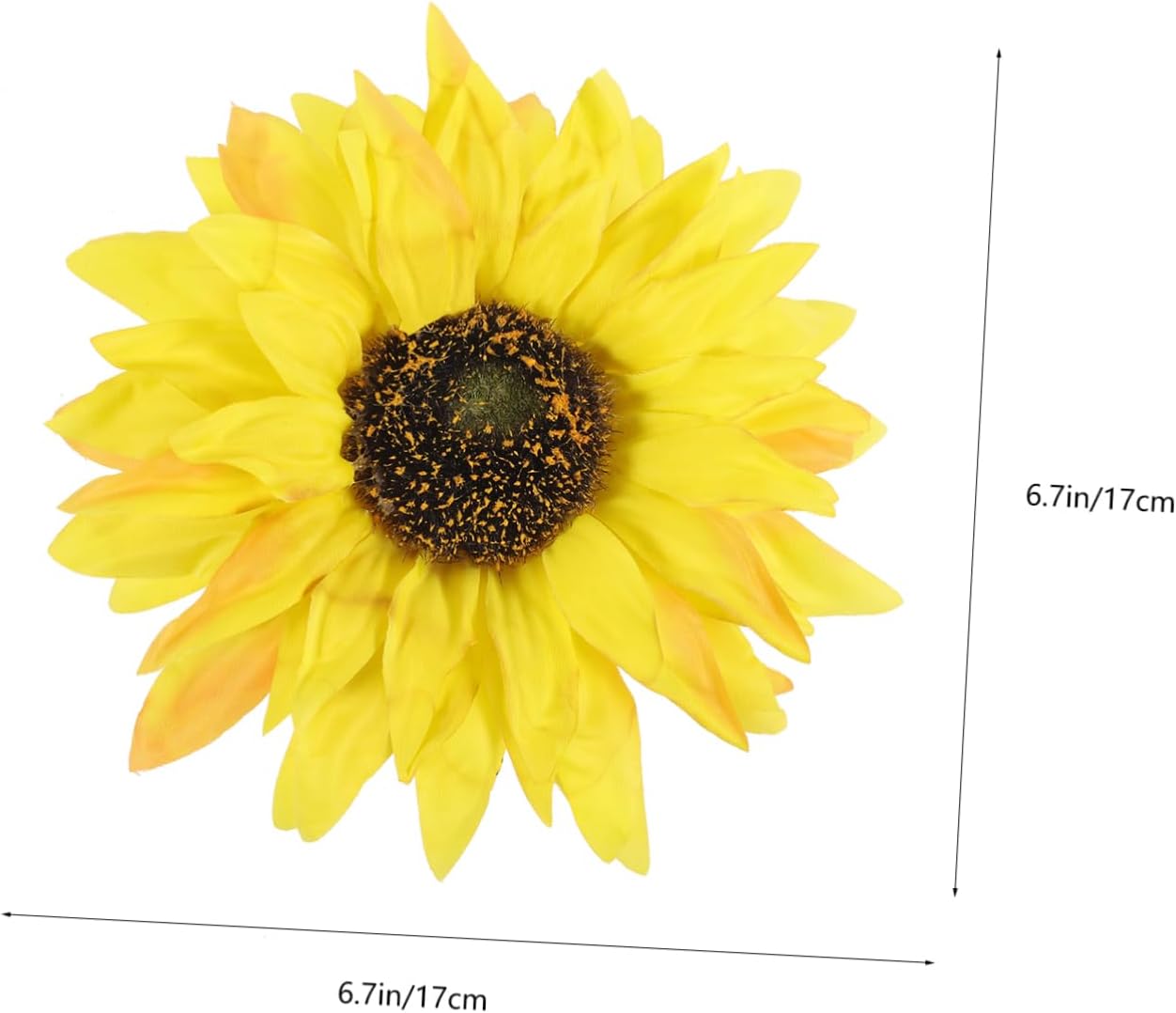 2Pcs Sunflower Curtain Clips Rustic Drapery Holders for Window Treatment and Cloth Tiebacks for Living Bedroom Bathroom and Office Decor