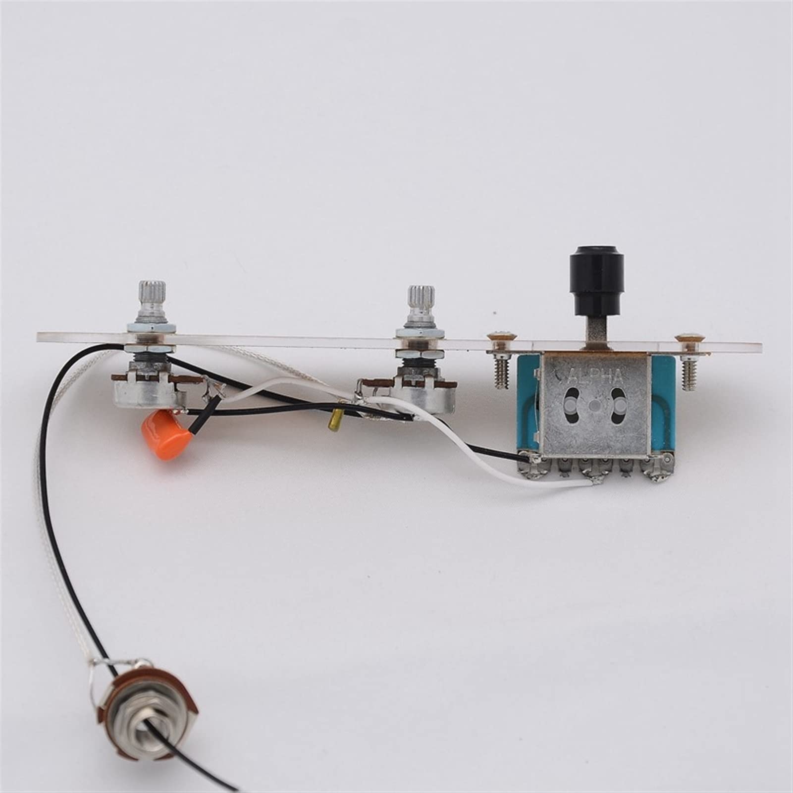 Harnais De Câblage De Guitare Électrique (pots 2x250K + Convertisseur 3 Voies + Sortie) Avec Plaques De Contrôle Pour TL faisceaux câbles guitare