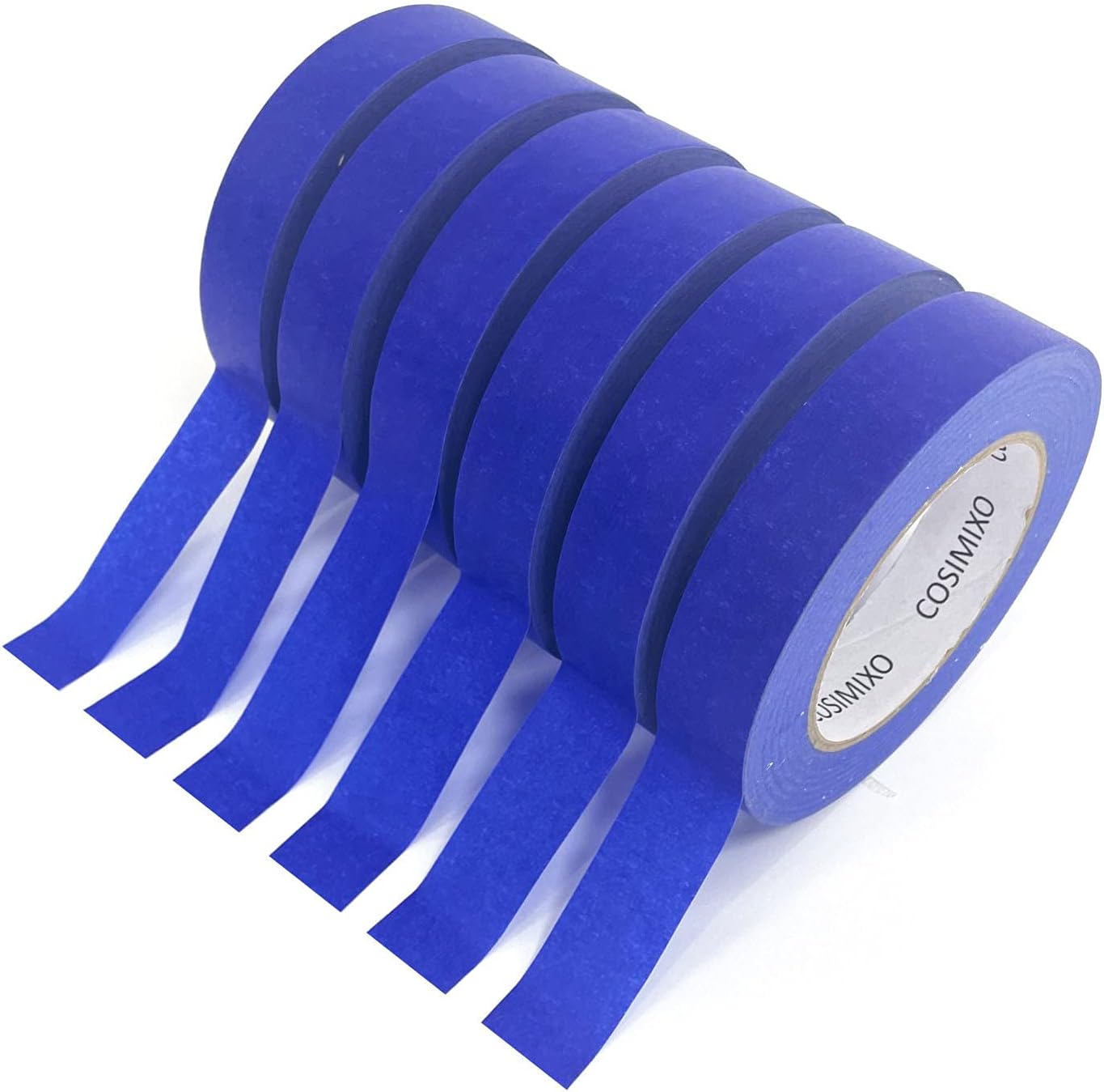 - Blue Original Multi-Surface Painter's Tape,0.94 inches x 60 Yards 6 Rolls Residue Free Wall Painting Blue Masking Tape with Sharp Lines