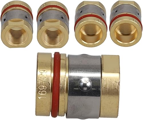 Miniatura 2 de STARTECHWELD 169-716 Mig - Difusor de gas Mig Adaptadores para pistolas Miller M10, M15 y Hobart H9, H10 (paquete de 5)