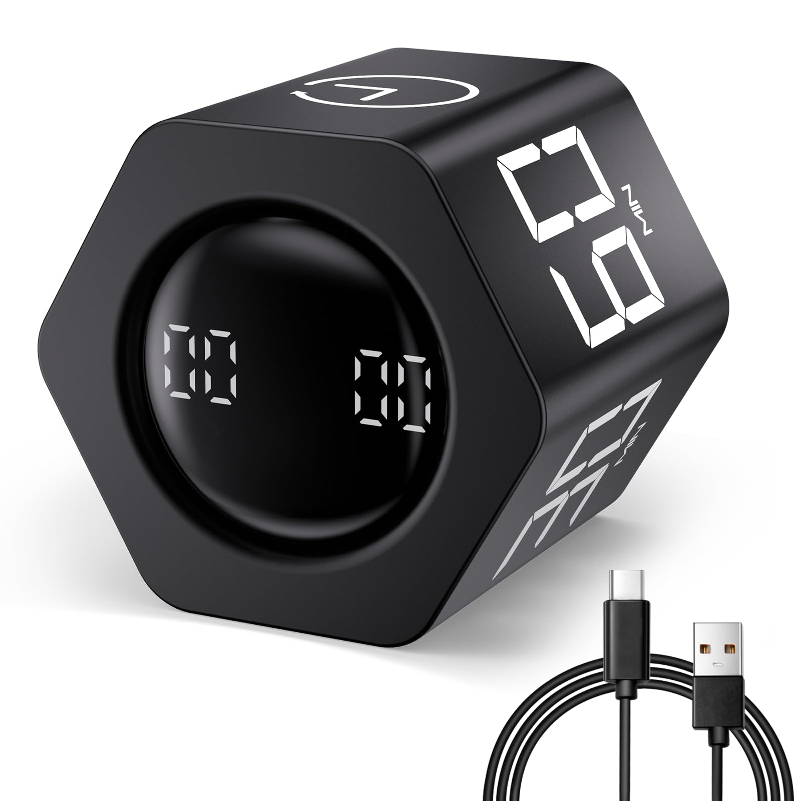Temporizador de gravedad Milgeo, cubo de gestión del tiempo Pomodoro para trabajo y cocina