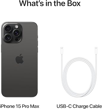 Apple iPhone 15 Pro Max (256 GB) - Black Titanium
