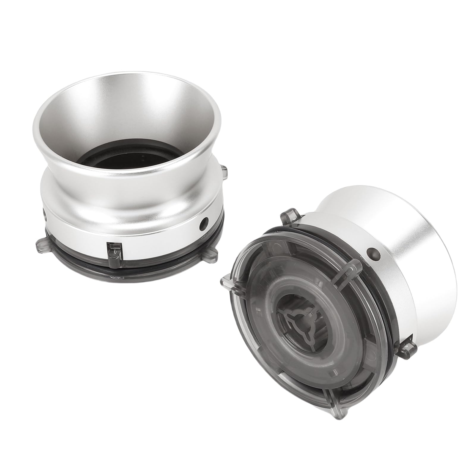 FILFEEL Adaptadores de Buje NAB/Dispositivo de Carga Universal de 4 Pulgadas y 10 Pulgadas para Grabadora de Cinta de Carrete a Carrete - Adaptador de Buje de Aleación de Aluminio Bloqueable
