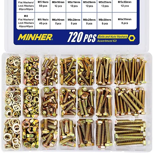 Vis et écrous M4 M5 M6 anti vibration en acier robuste pour assemblages durables