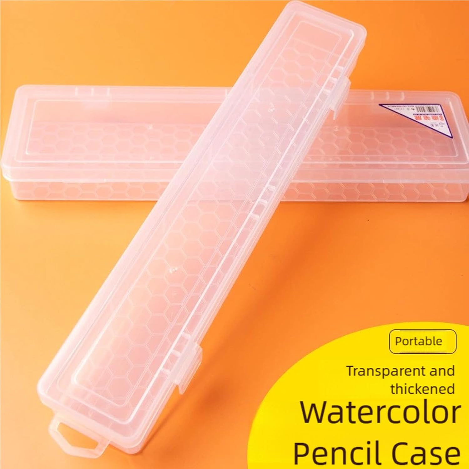 Large Capacity Transparent Box for Hand Tools Sewing Drawing Pens Replacement Organizers Storage Box