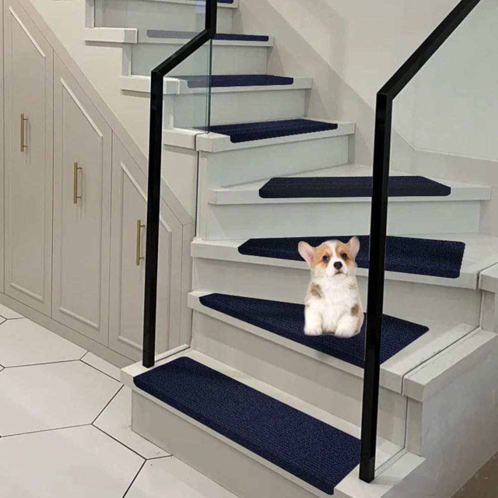 犬のイラスト付き滑り止め階段マット 15枚入り×2 Amazon.co.jp: 【Amazon 限定ブランド】階段用 滑り止めマット