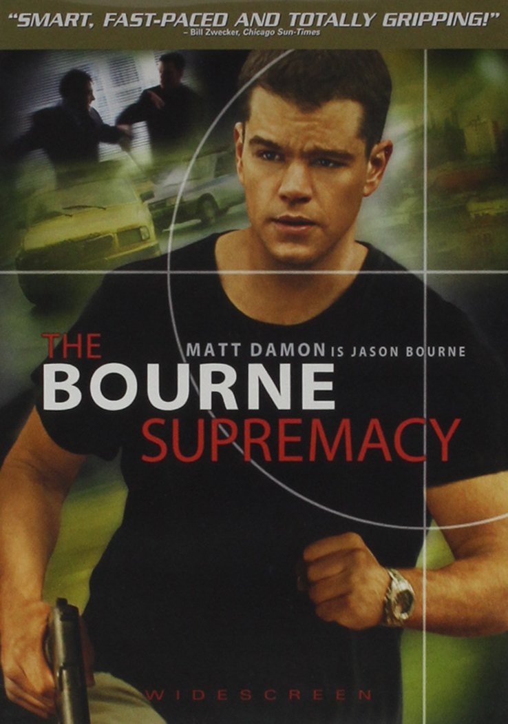 The Bourne Supremacy DVD USA original pelicula thriller espionaje Matt Damon