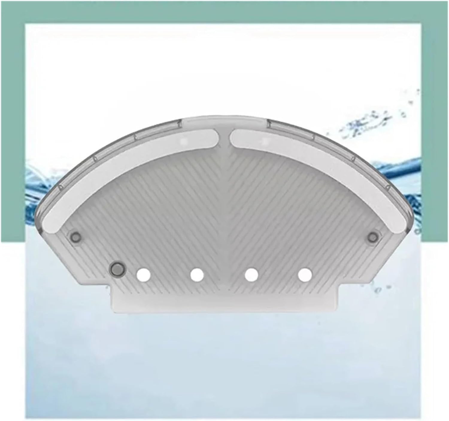 Mop Cloth Holder and Mop Cloth Kit,Compatible for Midea,M71Cn/I10/M7Pro/M7M Vacuum Cleaner Spare Parts-B27C