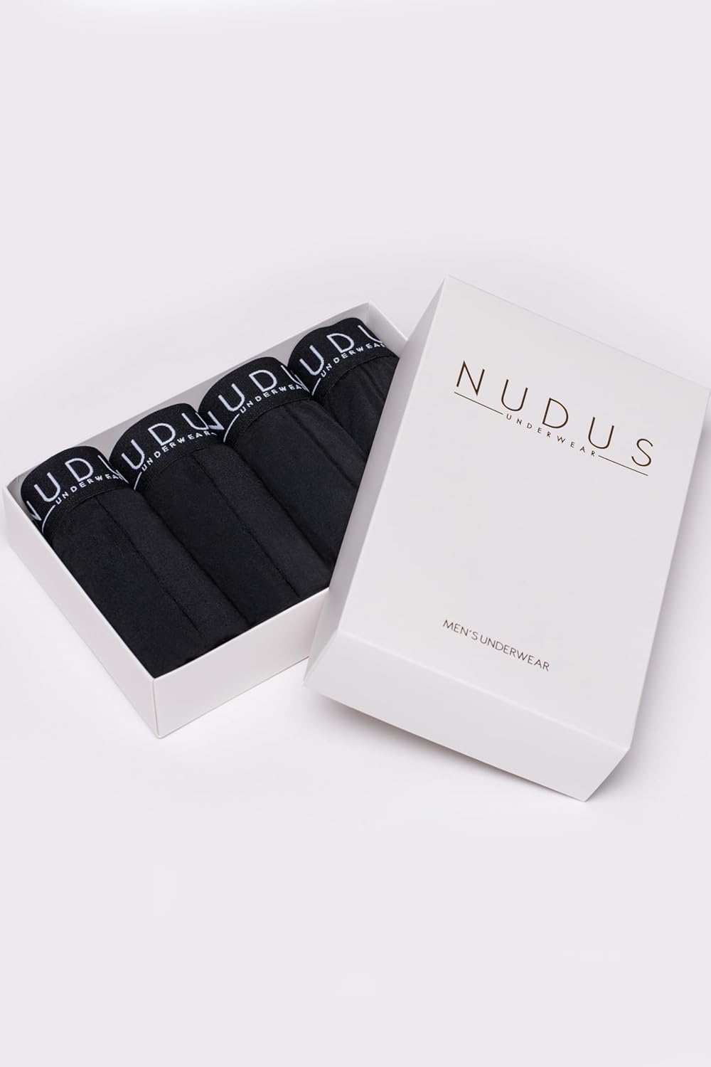 NUDUS Premium Bamboo Rayon Underwear for Men 4-Pack Luxury Gift Box – Ultra Soft & Breathable – Low Rise Sexy Undies with Fly - Image 6
