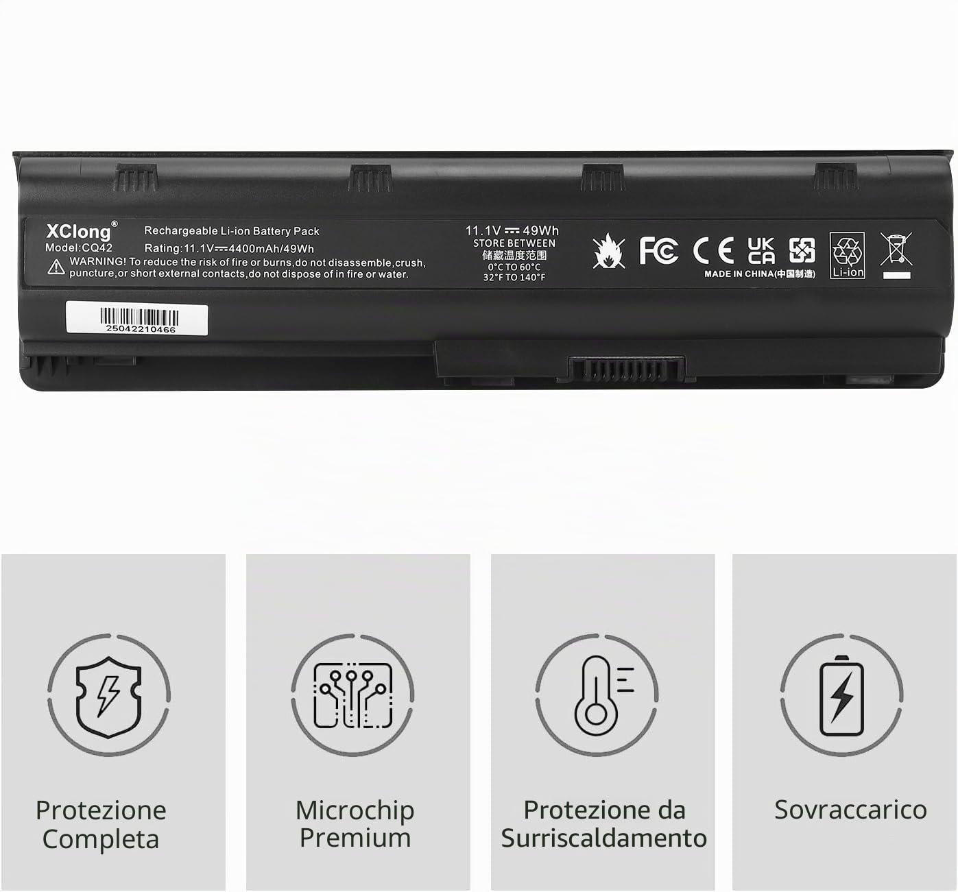 MU06 MU09 593553-001 Laptop Batteria per HP 240 245 250 255 430 450 635 650 655 2000 Pavilion G6 G7 Compaq Presario CQ56 CQ57 CQ58 CQ62 593554-001 593562-001 636631-001 HSTNN-LB0W HSTNN-Q62C