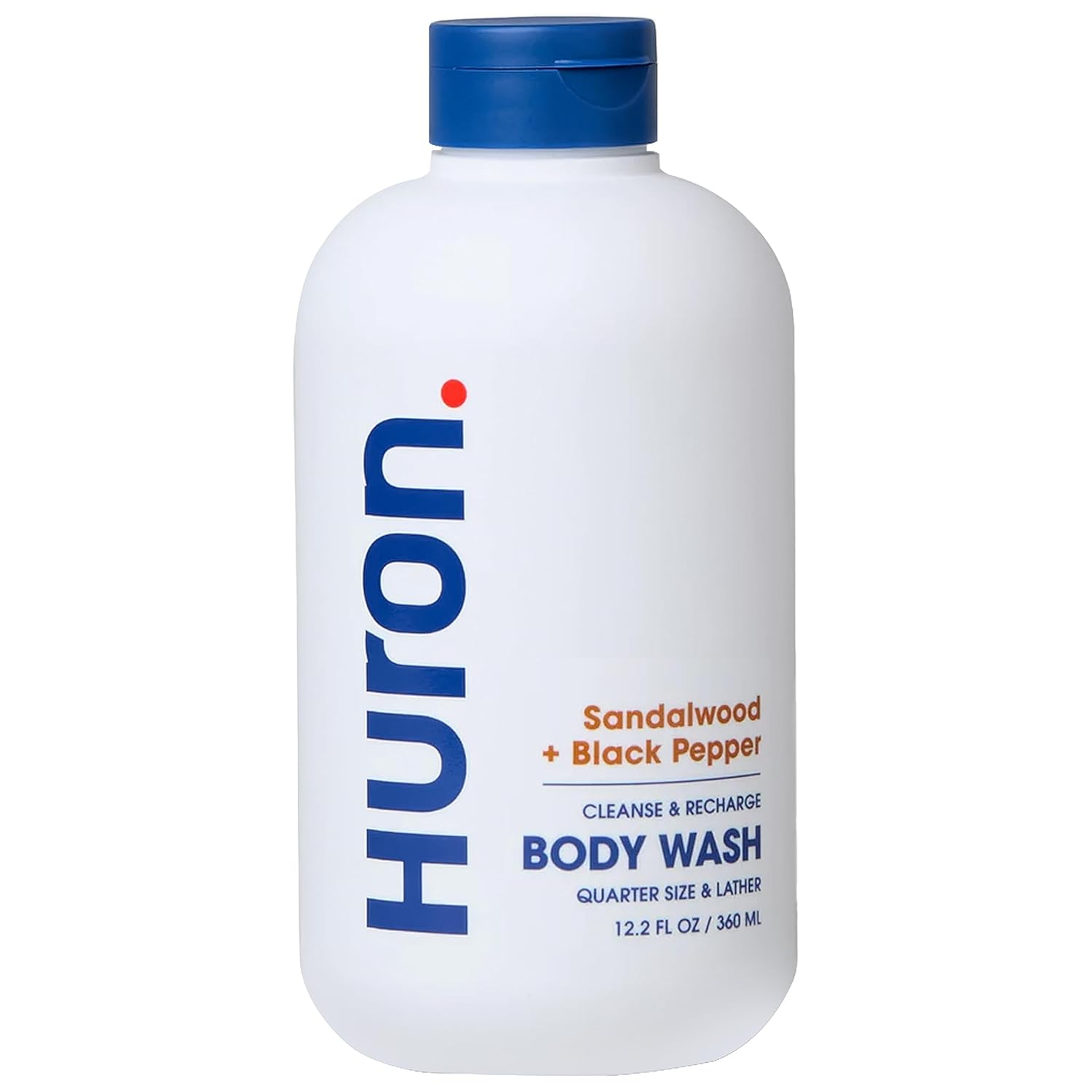 Huron Men’s Moisturizing Body Wash – Clean & Woody Scent of Sandalwood, Black Pepper, Cedarwood, & Amber – Made With Coconut Oil, Vitamin E & Witch Hazel – Vegan, Cruelty-Free – 12.2 fl oz Huron Men’s Moisturizing Body Wash – Clean & Woody Scent of Sandalwood, Black Pepper, Cedarwood, & Amber – Made With Coconut Oil, Vitamin E & Witch Hazel – Vegan, Cruelty-Free – 12.2 fl oz