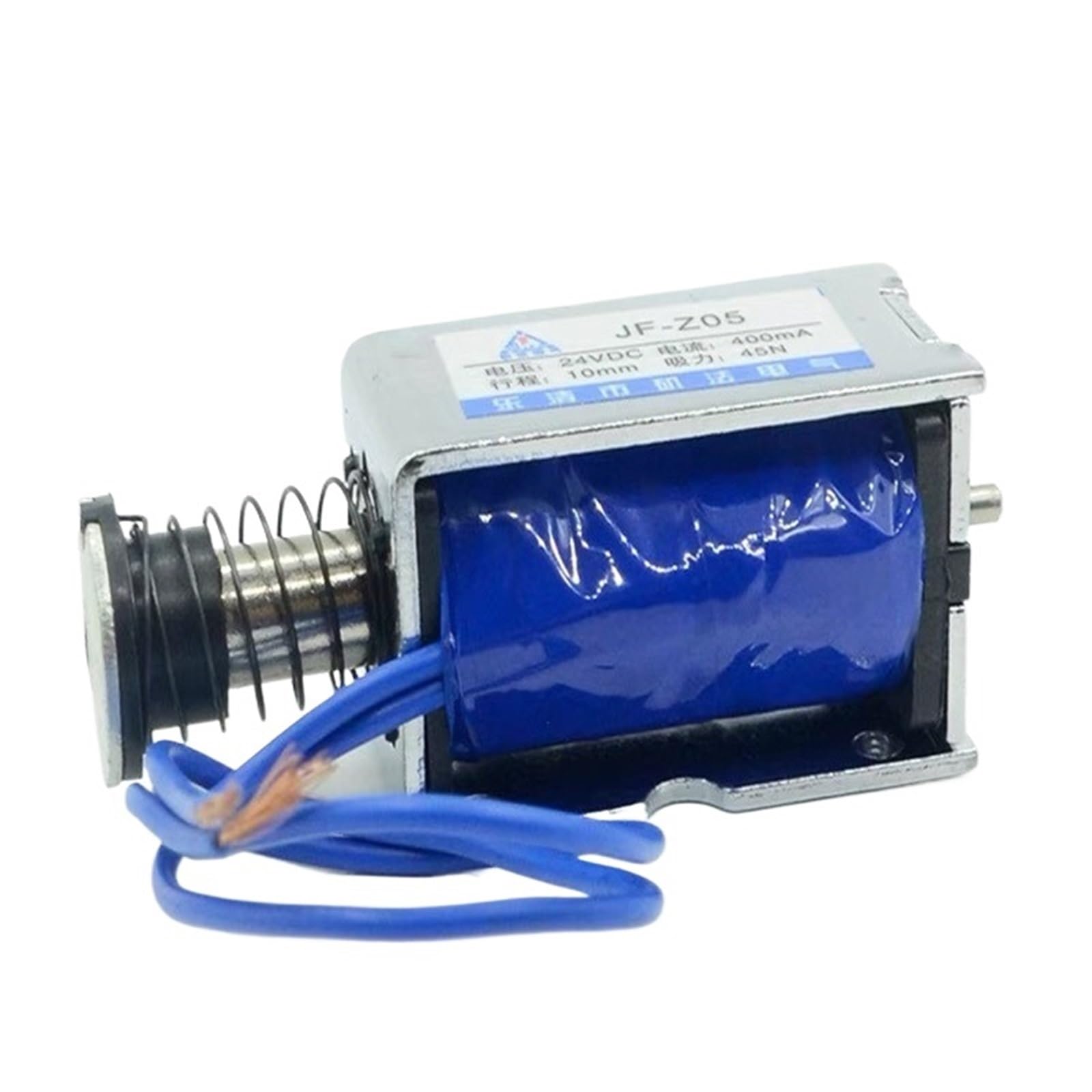 1 szt. JF-Z05 DC12V DC24V 0.4A 45N Pull Push Open Frame elektromagnes elektromagnesu (DC24V)