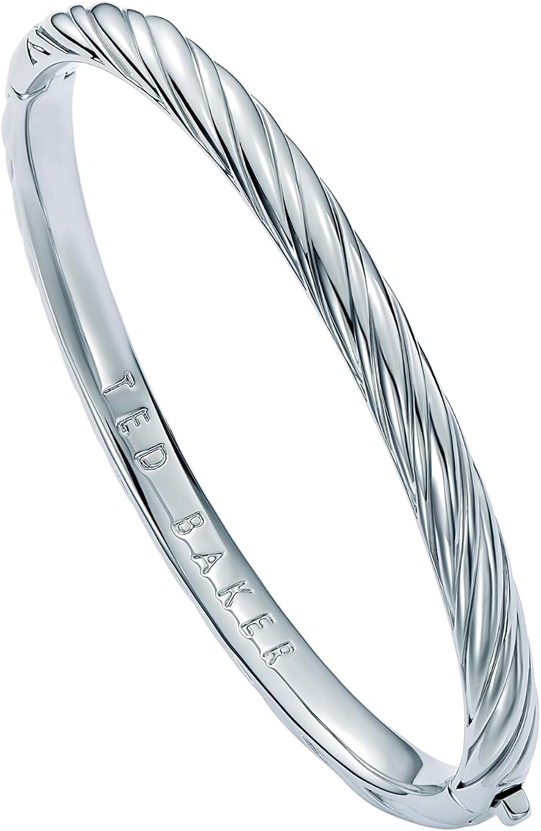 Ted Baker London Melissa Metal Twist Hinged Bangle Bracelet for Women