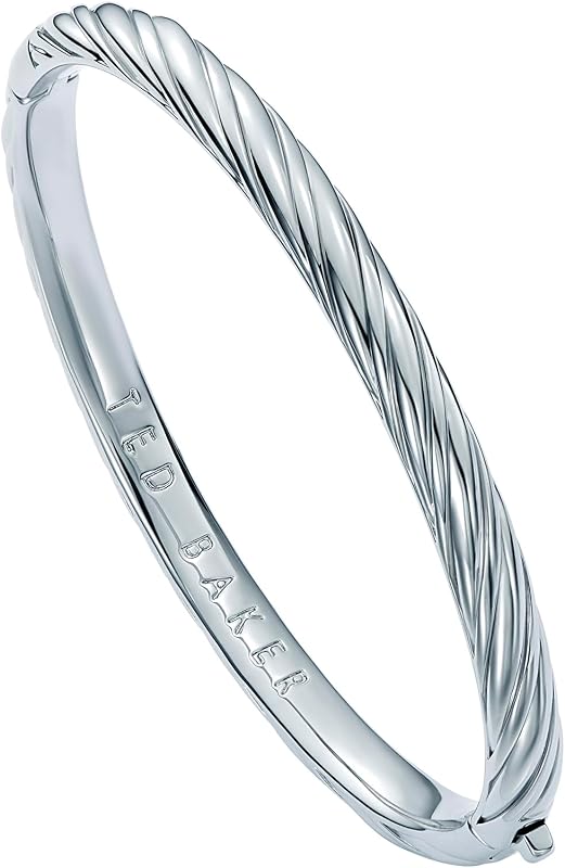 Ted Baker London Melissa Metal Twist Hinged Bangle Bracelet for Women