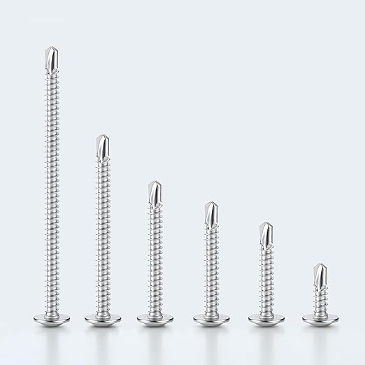 Juego de Tornillos Autorroscantes 192 Piezas, Cabeza Truss Modificada #8 x 1/2"-1-1/4" miniatura 3