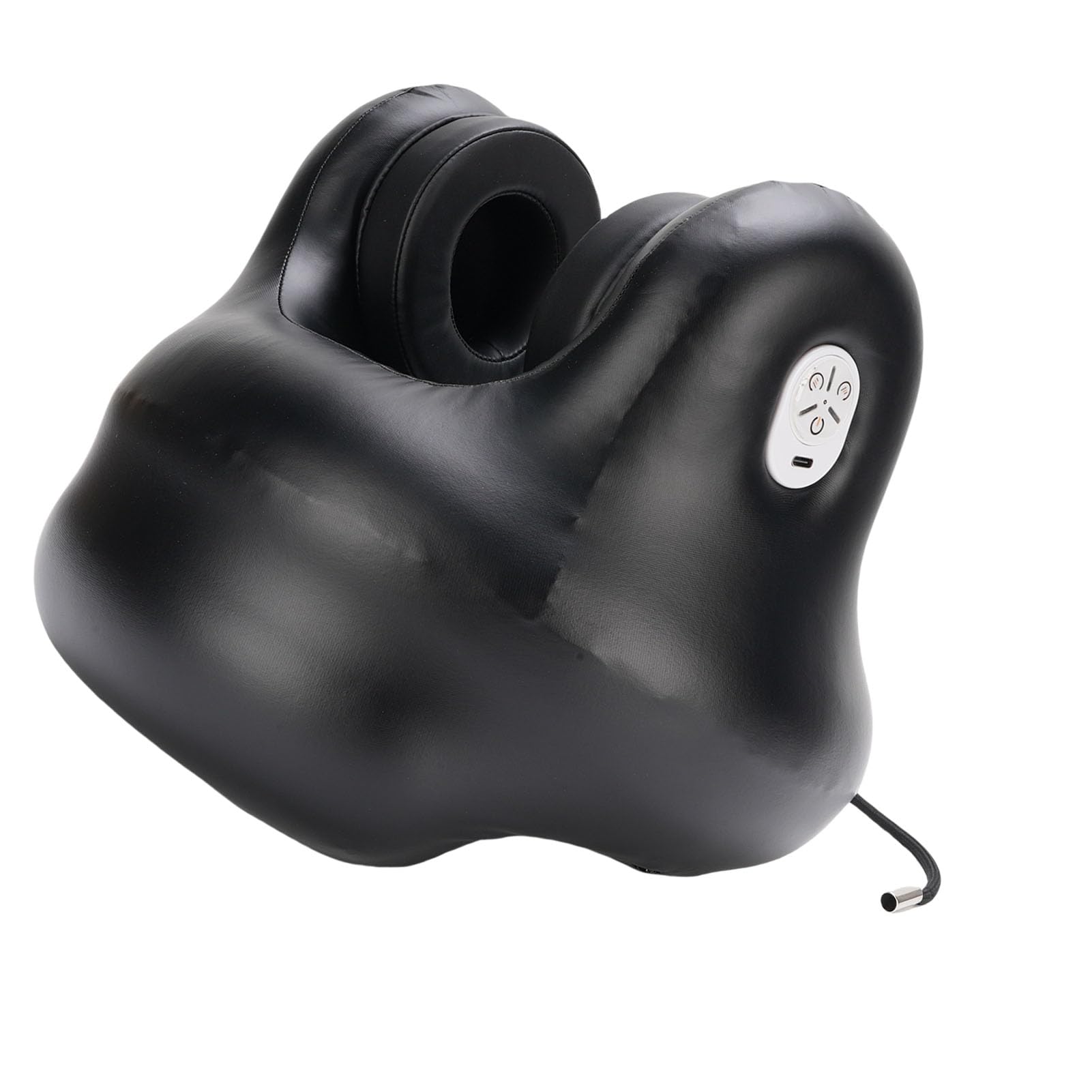 Duokon Almohada de Viaje para el Cuello con Auriculares Inalámbricos, Espuma Viscoelástica, Almohada Musical en Forma de U, Batería de 72 Horas, Cancelación de Ruido, Orejeras para Avión, Coche,